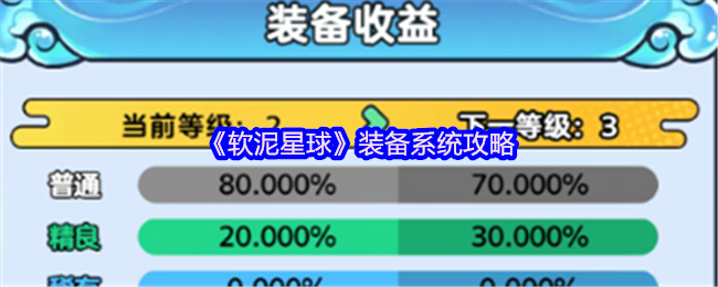 《软泥星球》装备系统详解与实用技巧
