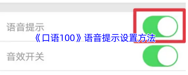 《口语100》优化语音提示设置的实用指南