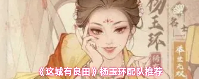 《这城有良田》杨玉环最佳搭配组合解析