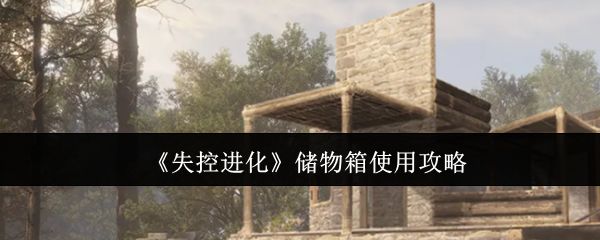 《失控进化》优化储物箱使用技巧指南